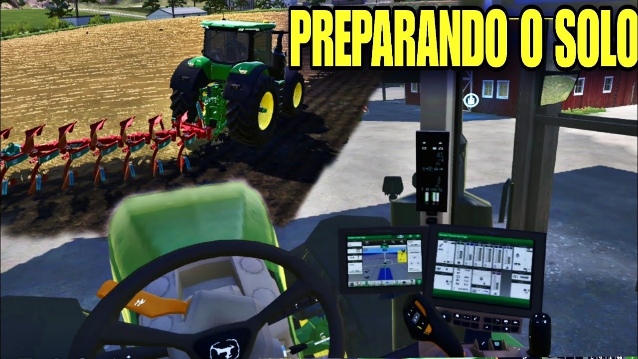 ARANDO SOLO PRA PREPARAÇÃO DO ADUBO FARMING SIMULATOR 23 02