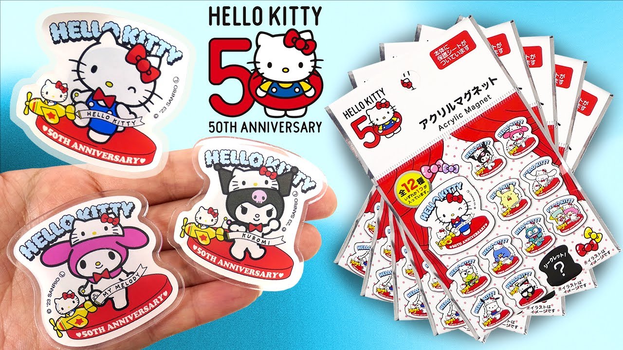 Sanrio Hello Kitty 50th Anniversary Magnet Blind Bags
