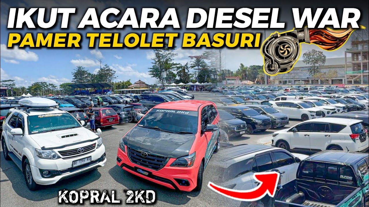 PAMER BASURI DI ACARA DIESEL WAR KANJURUHAN MALANG BARENG KOPRAL 2KD‼️😱