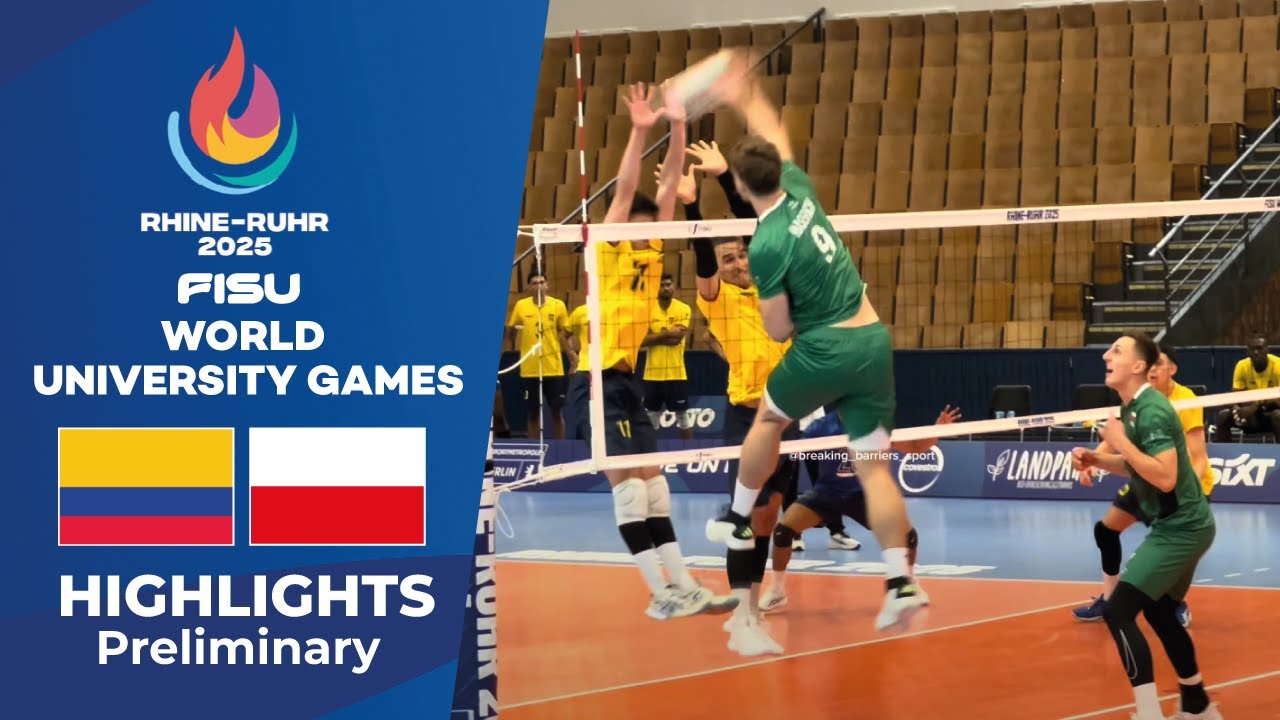 🇨🇴 COLOMBIA VS 🇵🇱 POLAND | HIGHLIGHTS | FISU WORLD UNIVERSITY GAMES 2025