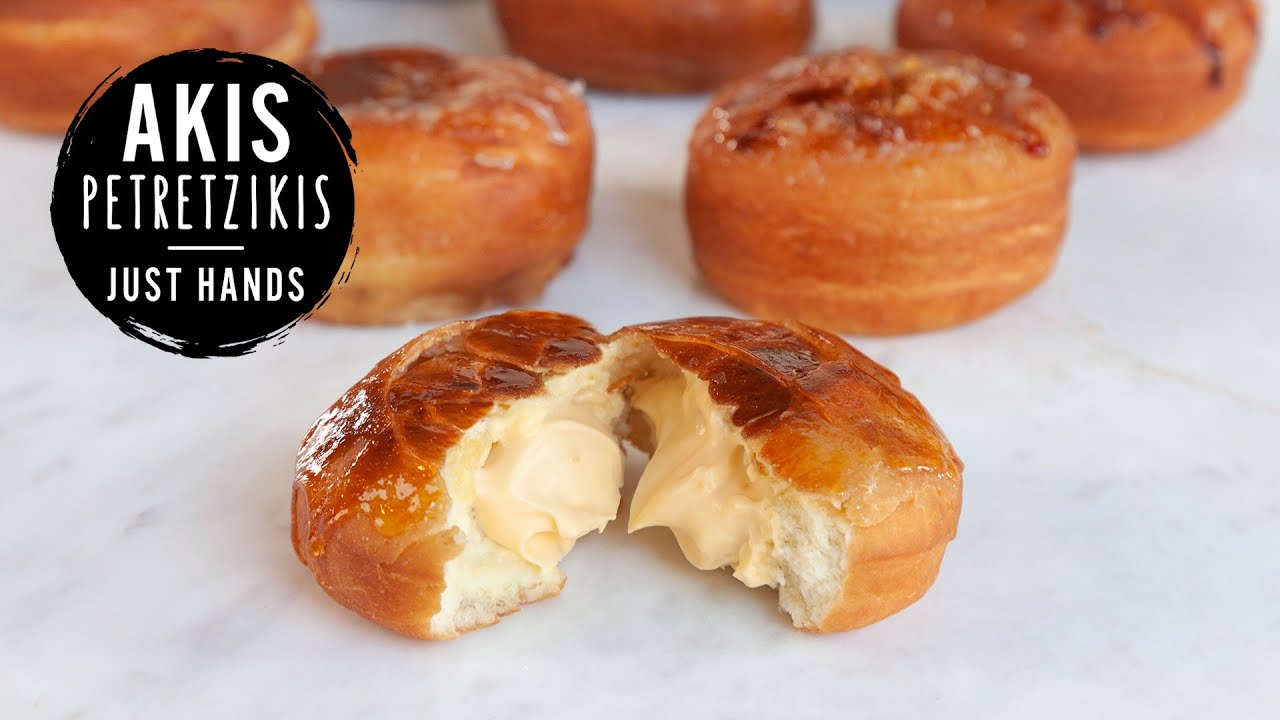 Crème Brûlée Donuts | Akis Petretzikis