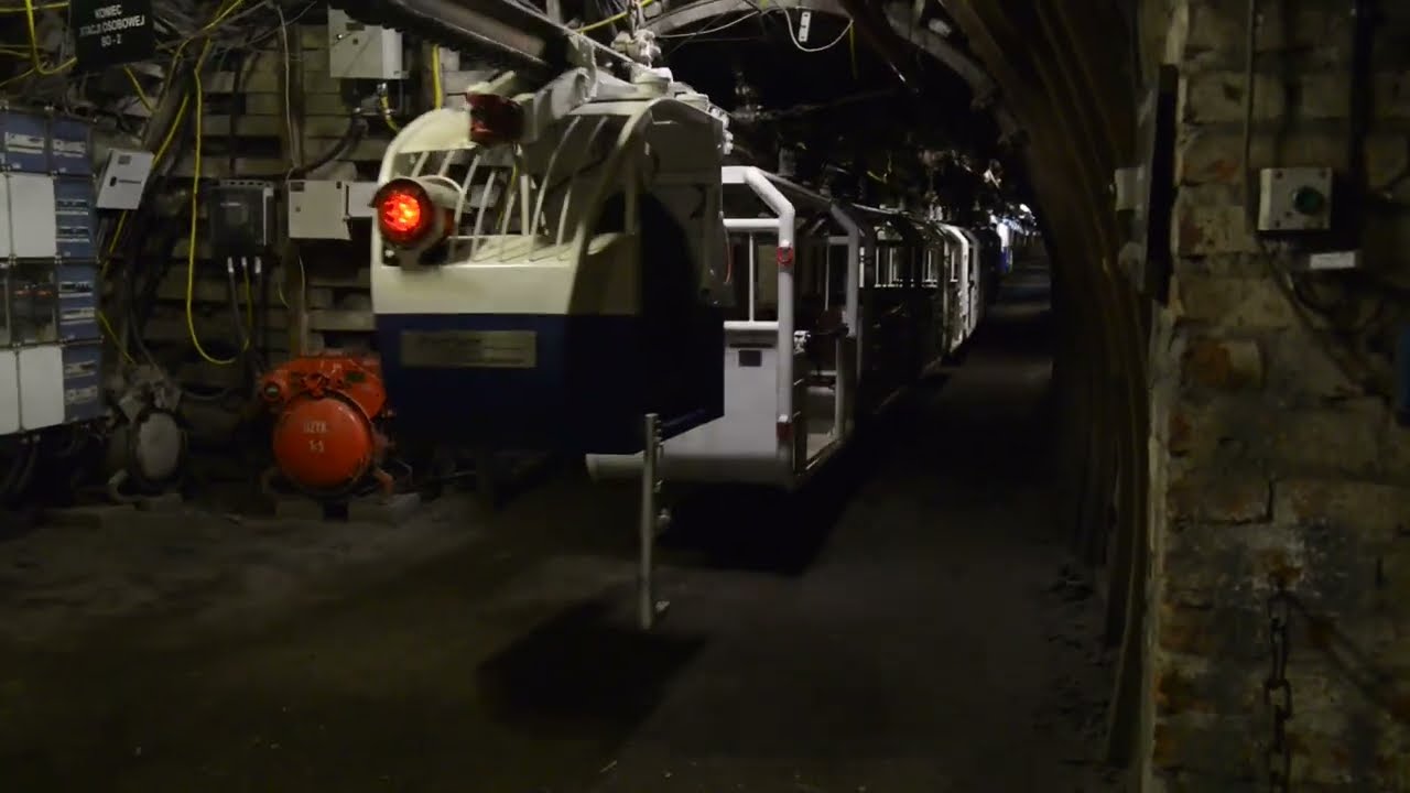 Kolejka podwieszana kopalnia Guido suspended railway mine