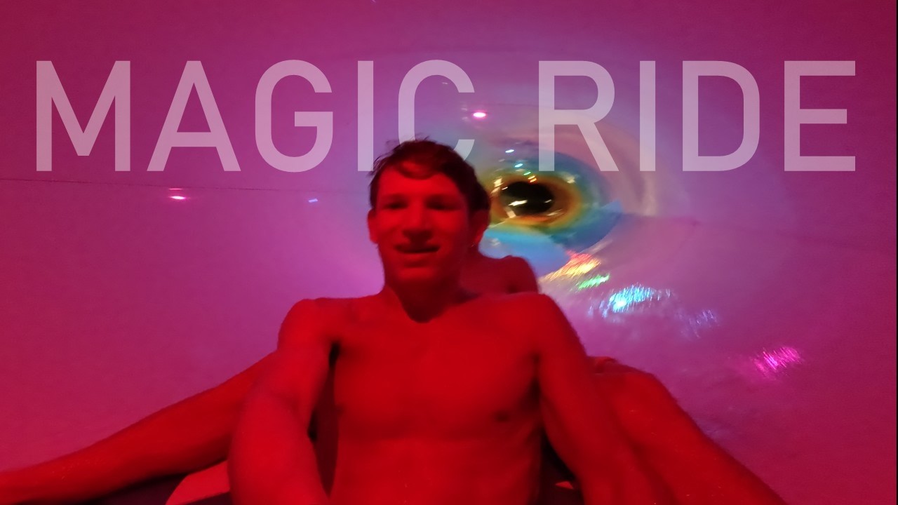 Magic Ride Waterslide at Pingvinen in Varberg, Sweden | Inner Tube Slide [NEW 2021] POV