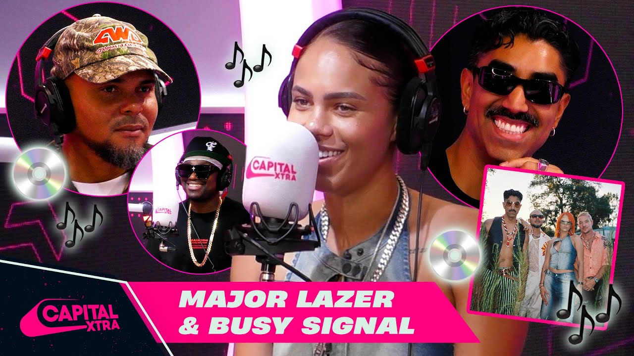 Major Lazer & Busy Signal spill the tea on their new era & member America Foster 🚨🔊 | Capital XTRA