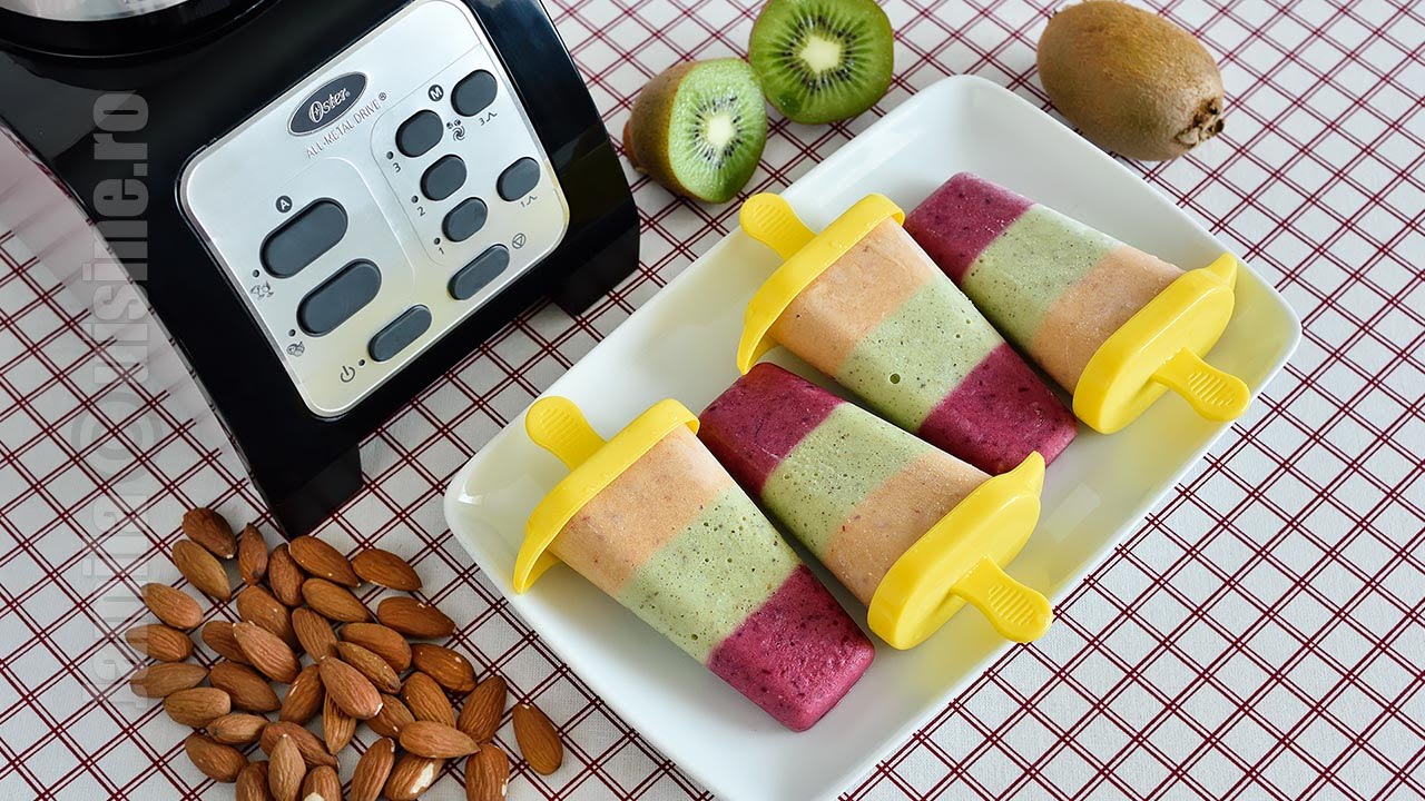 Inghetata de fructe facuta la blenderul Oster | JamilaCuisine