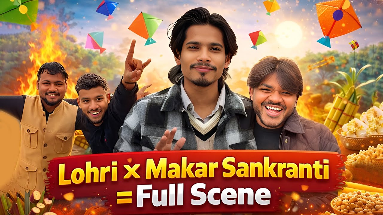 Lohri × Makar Sankranti = Full Scene 🔥 | Scene Baaz Vlog
