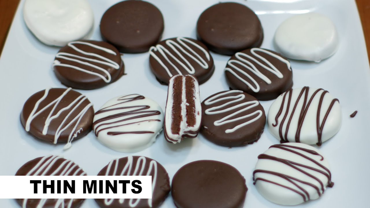 How to Make Thin Mints | Homemade Chocolate Mint Cookie Recipe