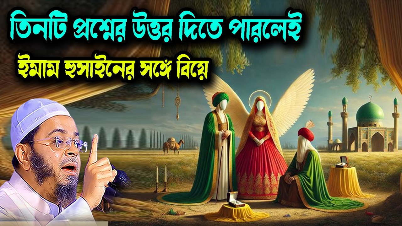 হযরত হুসাইনের বিয়ের কাহিনী নাসির উদ্দিন আনসারী ওয়াজ ২০২৬ Mufti Nasir Uddin Ansari Waz New 2026