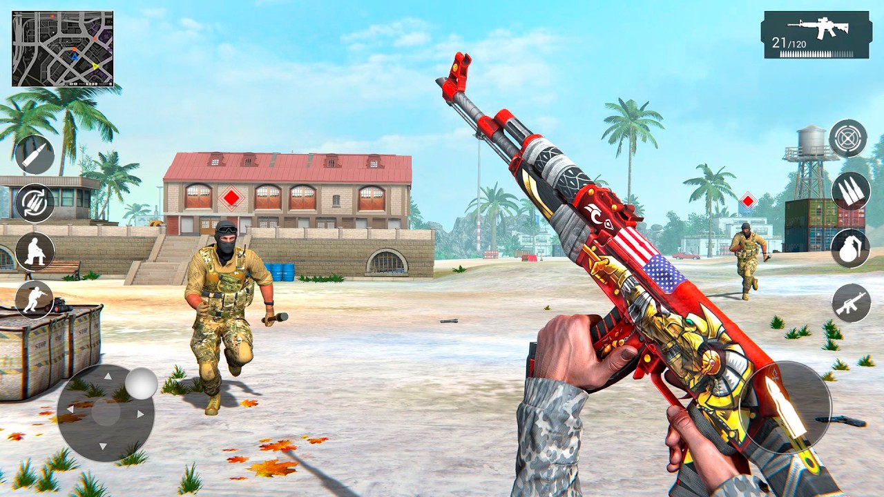 Геймплей Counter Strike Commando Mission на Android - Шутеры