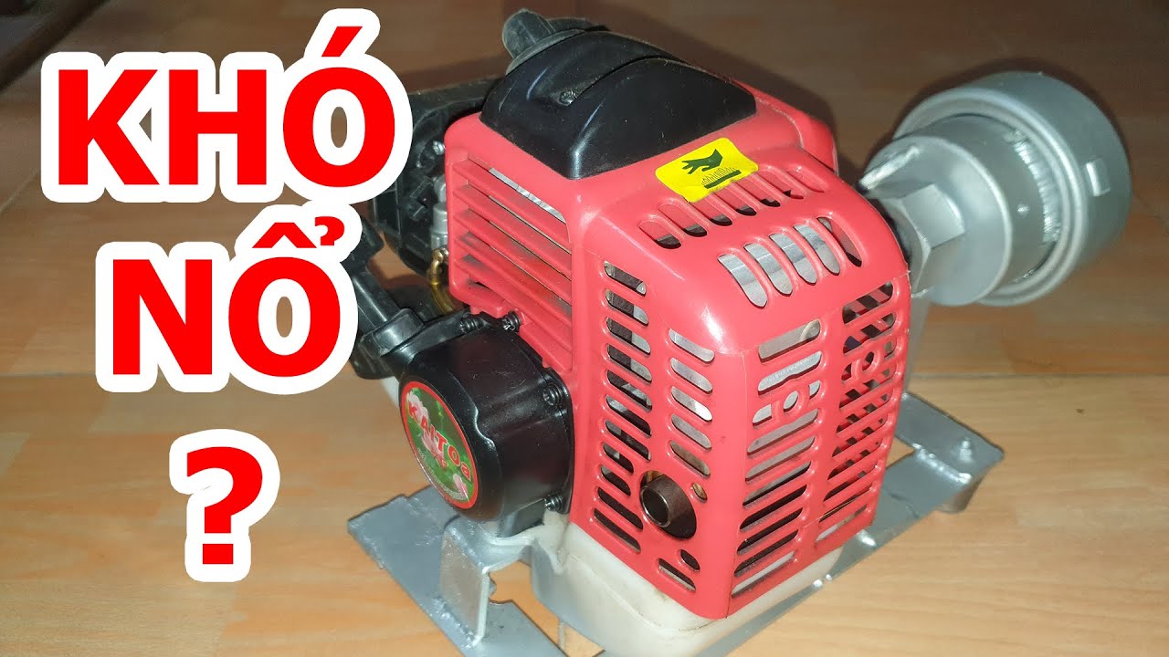 Máy cắt cỏ 2 thì khó nổ dù máy mới, đây là nguyên nhân và cách khắc phục