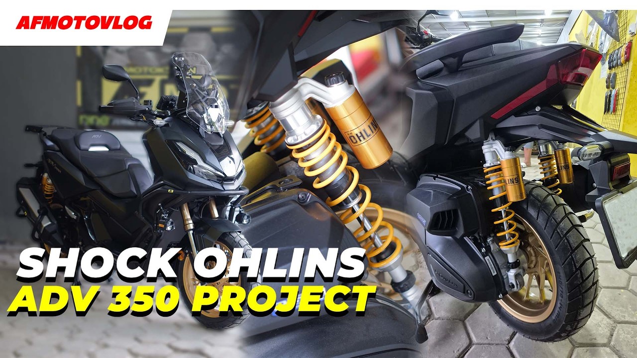 NGERASA ADV 350 LEBIH ENAK SETELAH GANTI SHOCK INI | AFMOTOSHOP