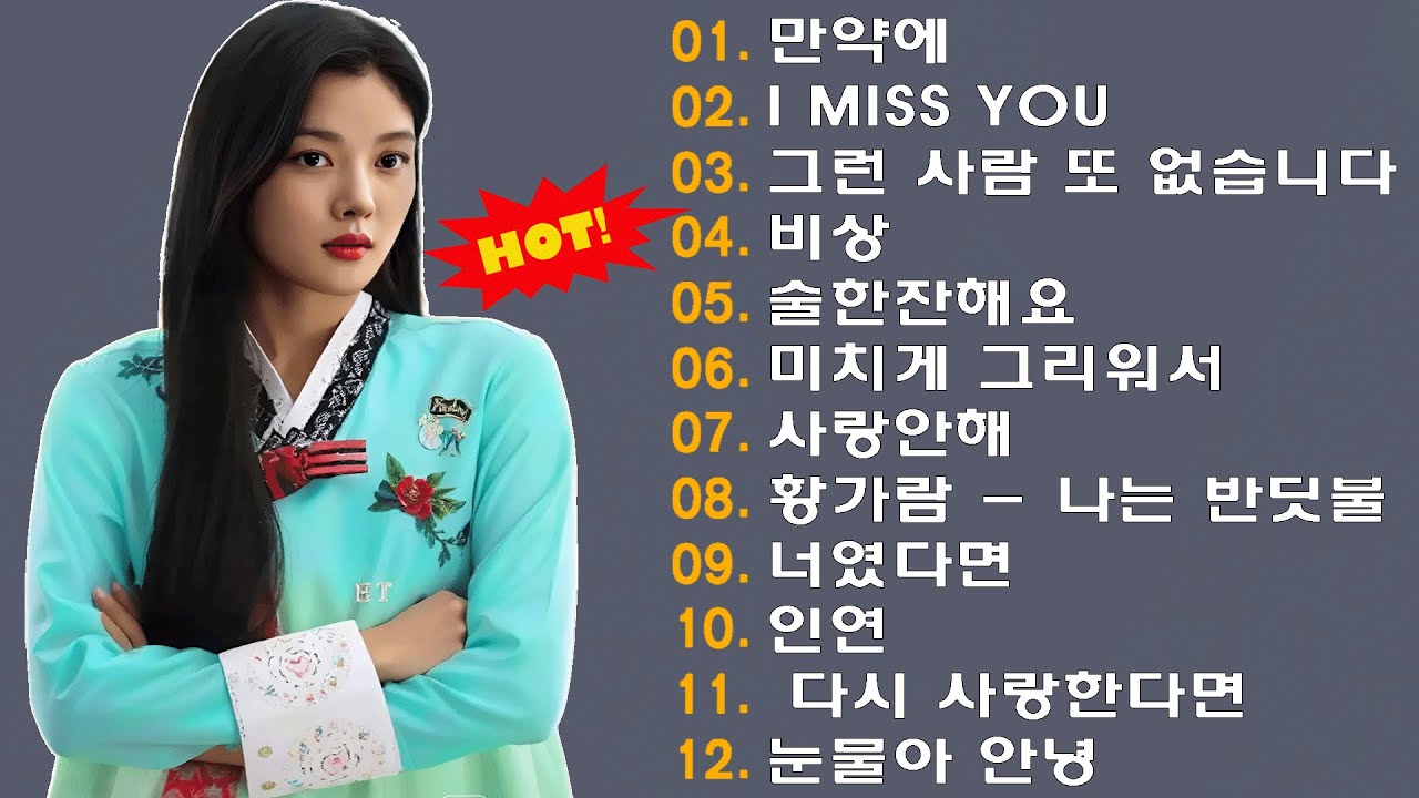 광고 없이 하루 종일 듣는 발라드 Best 100 ｜ 집중력 UP! 일할 때 듣기 좋은 감성 노래 - 임창정,성시경,더원,백지영,김필,양파,이승기,왁스,김범수,소울스타,원티드
