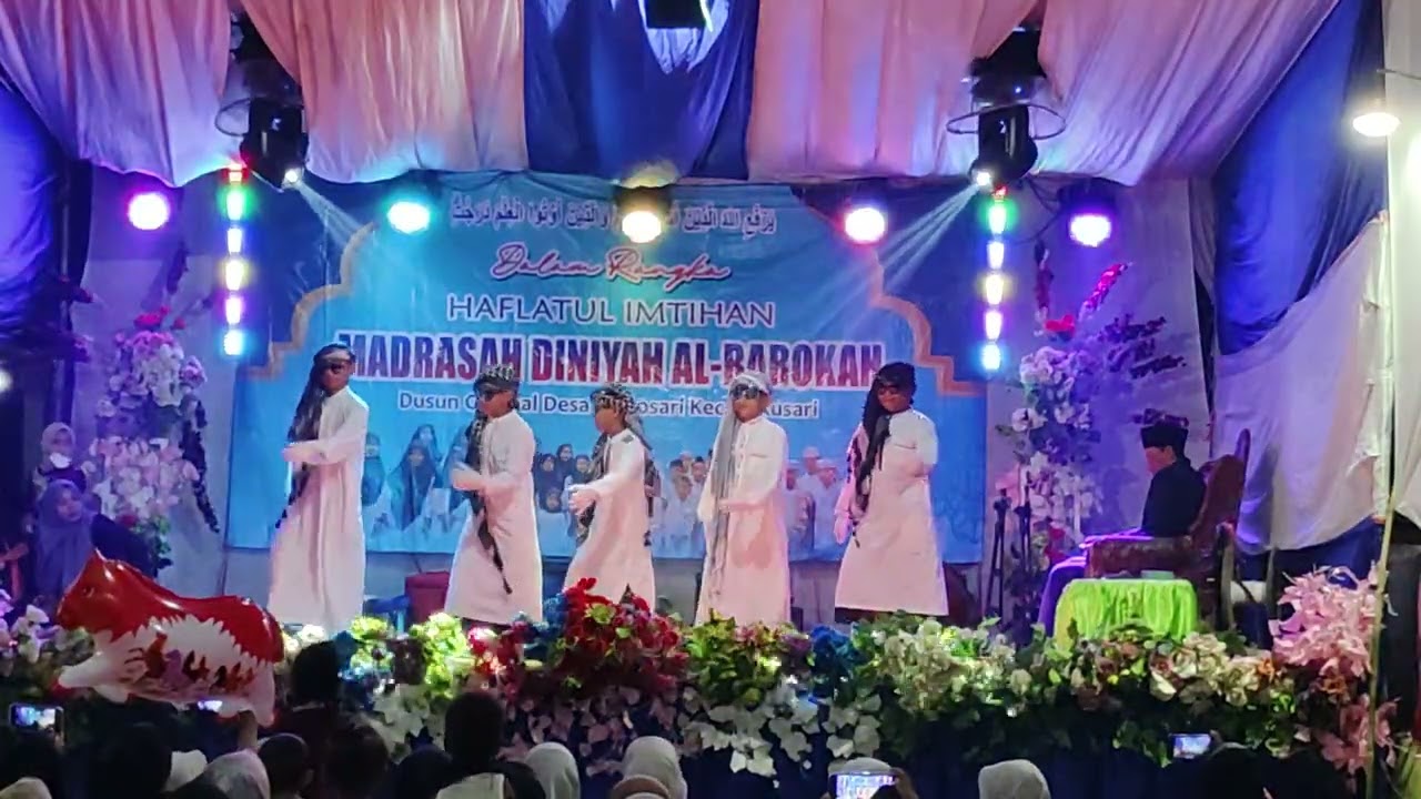 Tampilan haflatul imtihan MD AL-BAROKAH 