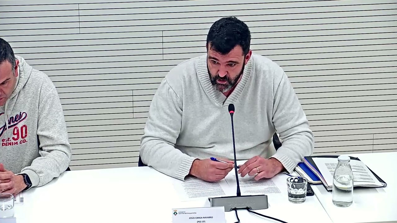 Ple ordinari - 11 de febrer de 2025 | Ajuntament Sant Fost de Campsentelles