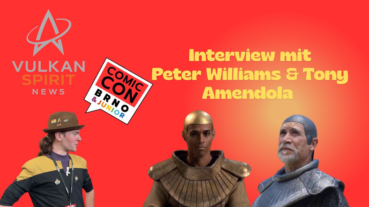 VULKAN SPIRIT NEWS | PETER WILLIAMS & TONY AMENDOLA | STAR GATE INTERVIEW | BRNO COMIC CON 2025 2/3