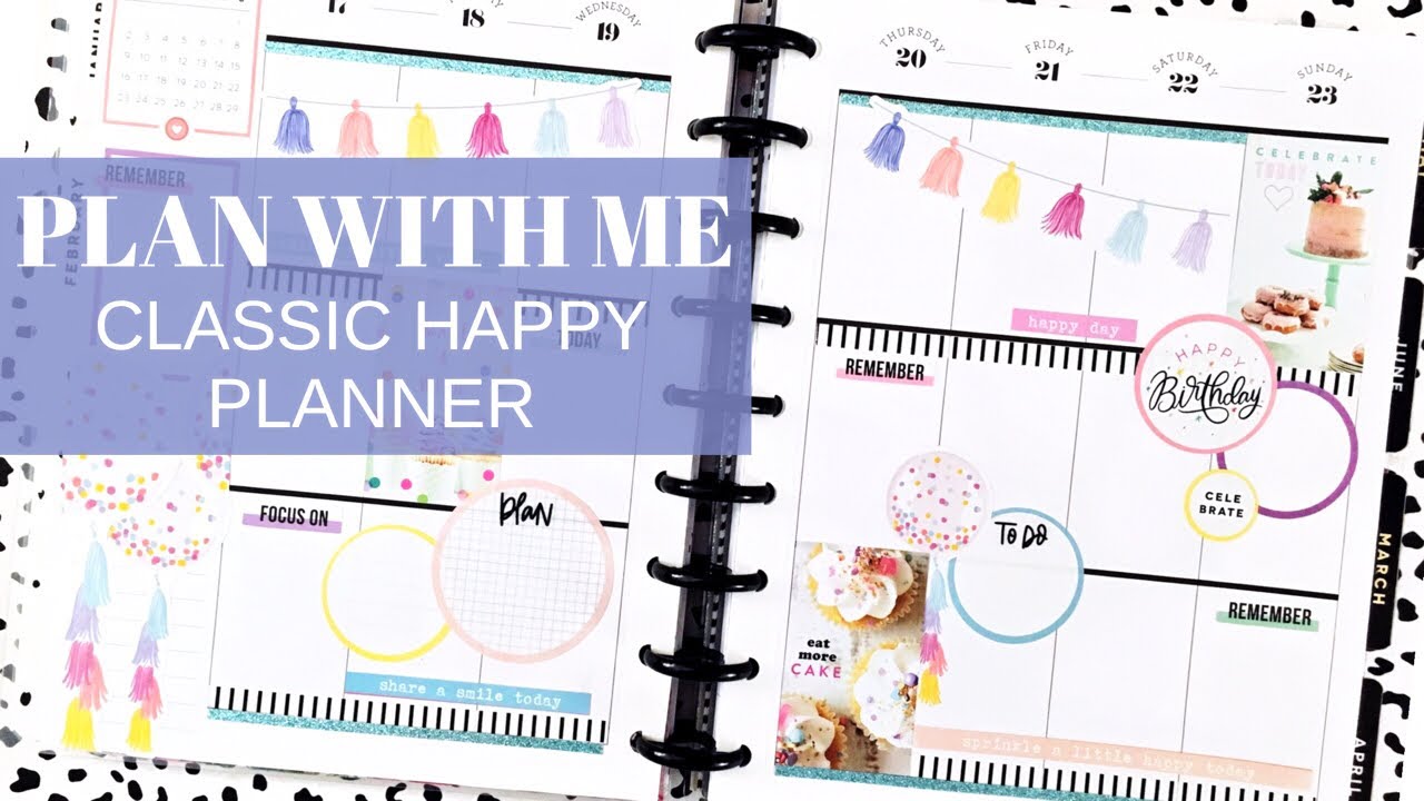 PLAN WITH ME | Classic Happy Planner | February 17-23, 2020