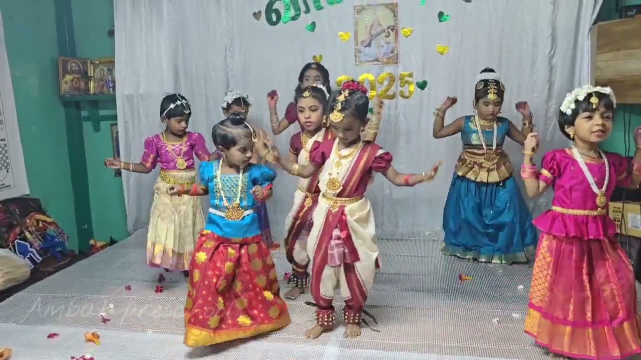 வரவேற்பு நடனம் 💃 🕺 #Vaanivizha2025#Ambal_preschool