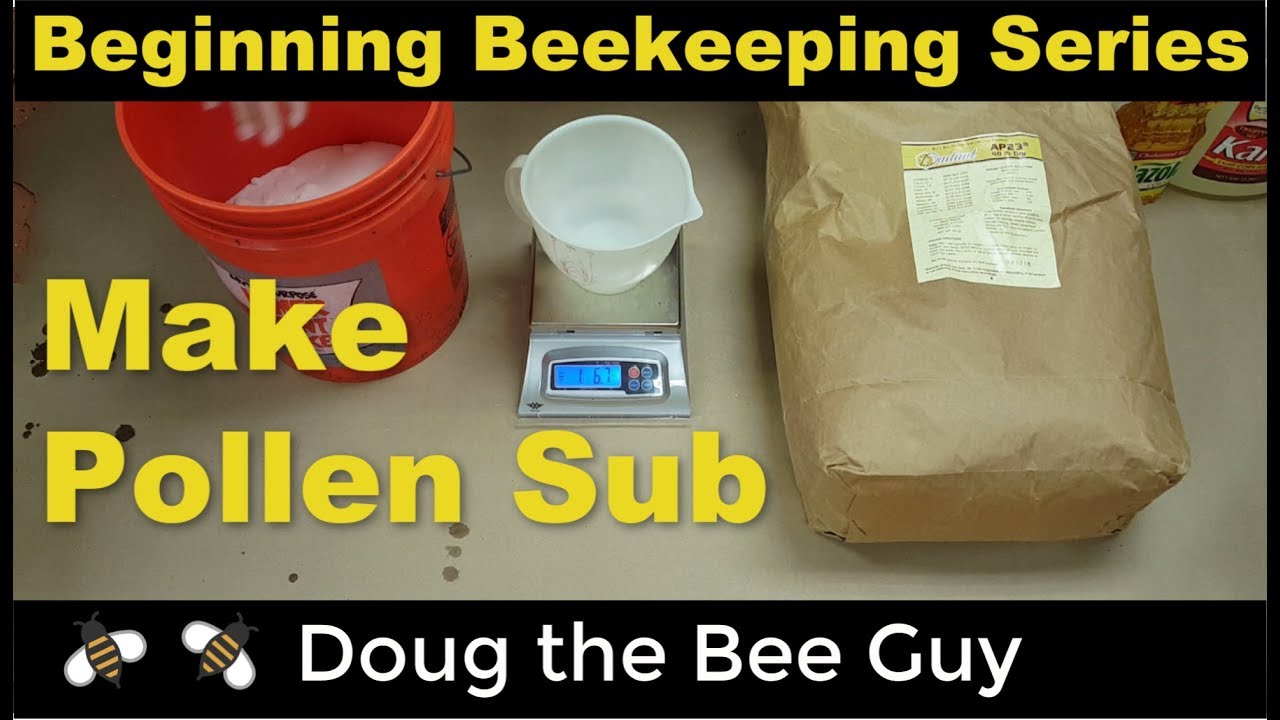 Beginning Beekeeping Series Ep 10 Making Pollen Substitute