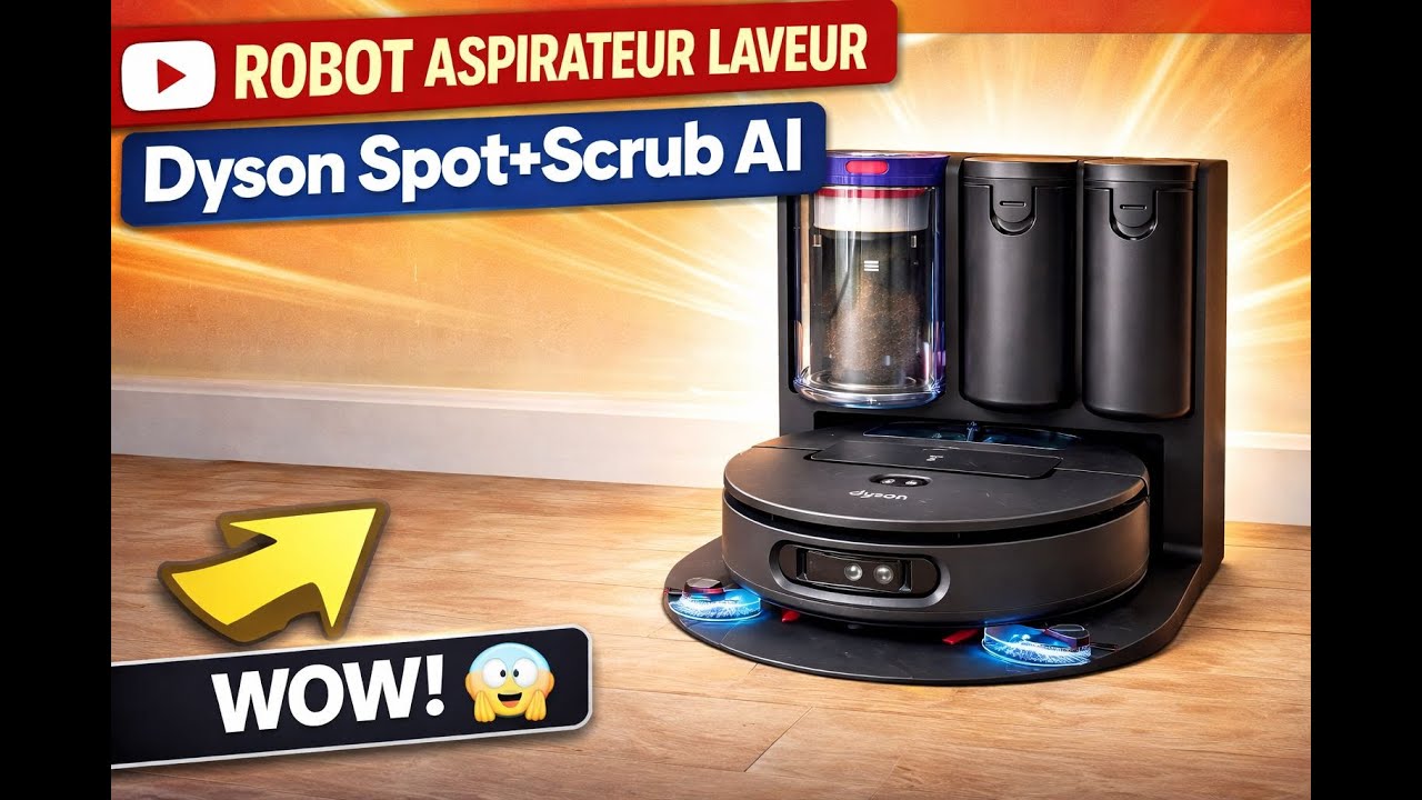 Dyson Spot+Scrub AI : unboxing