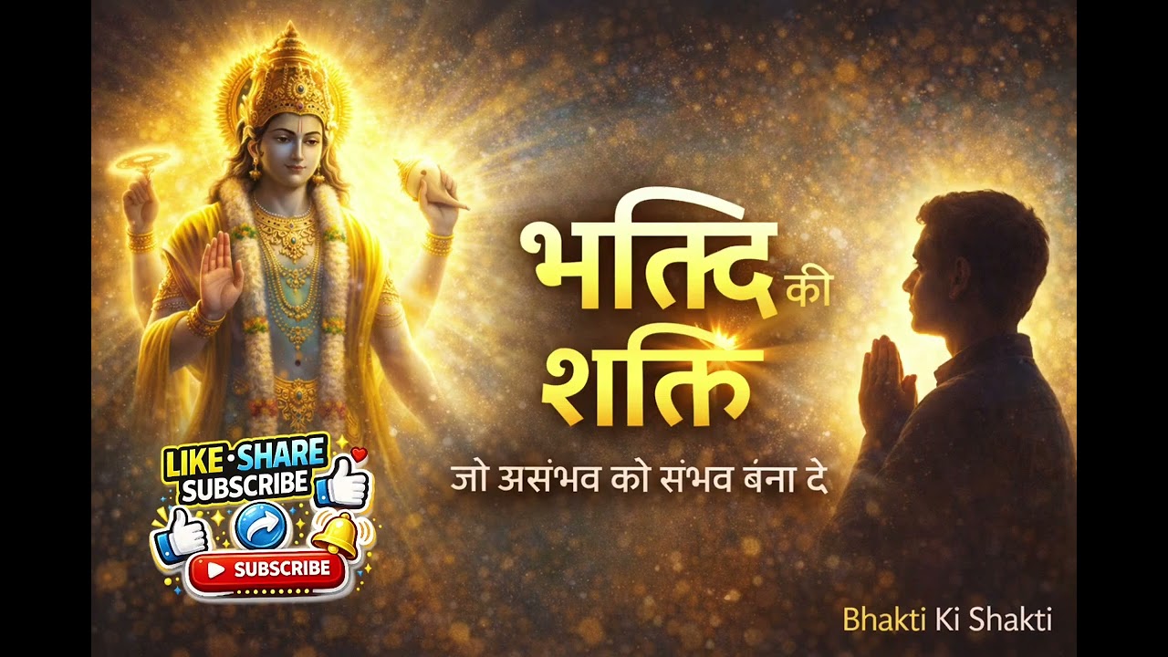 🙏चलिए जानते हैं भक्ति की शक्ति जो असम्भव को सम्भव बना दे.🙏#bhakti #hinduprayer 