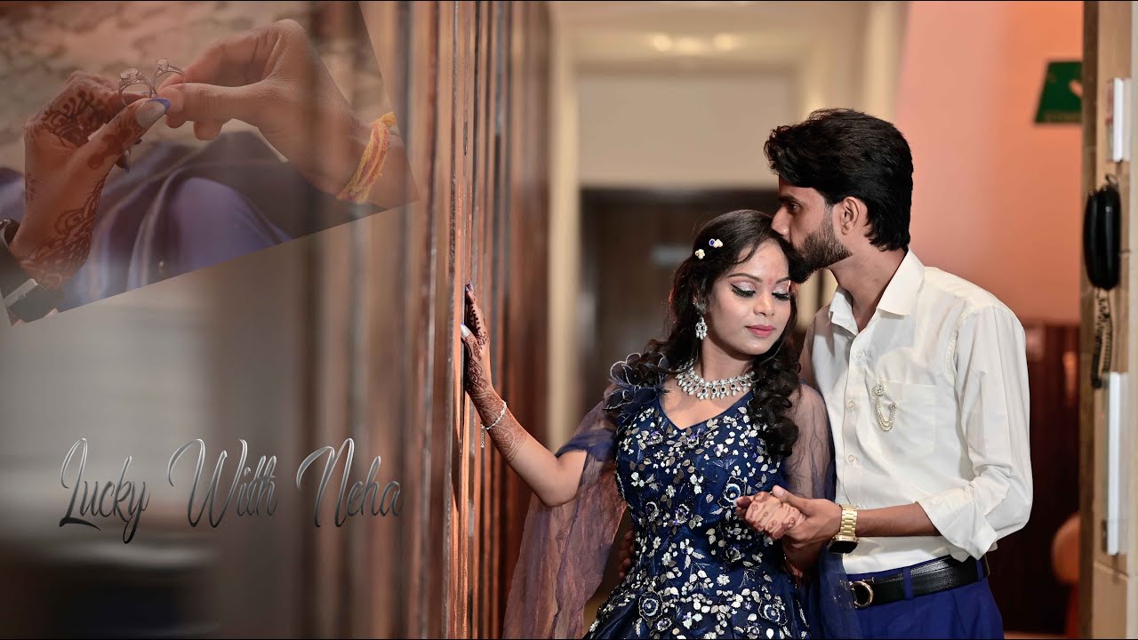 Ring Ceremony Video Highlights   [Lucky With Neha] Sahil Photography Amritsar #wedding #ringceremony