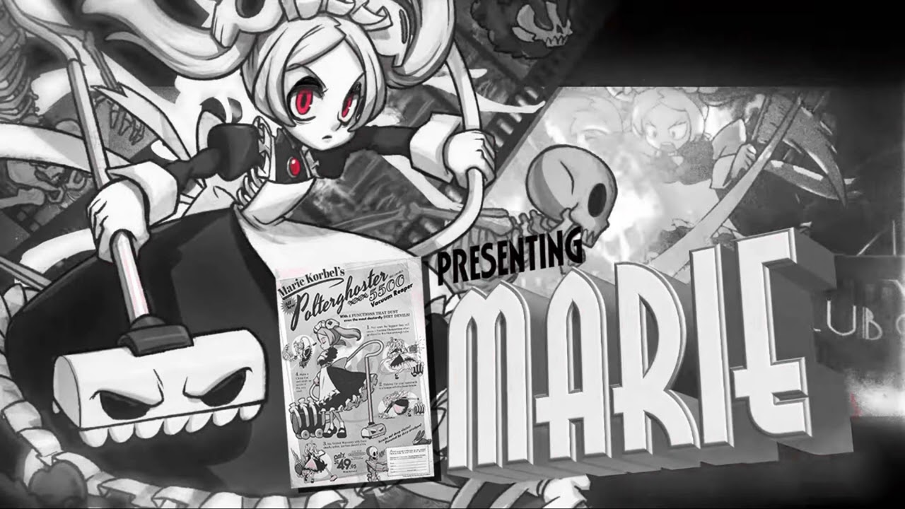 Skullgirls - Alternative Marie voice lines & SFX (Goth Marie)