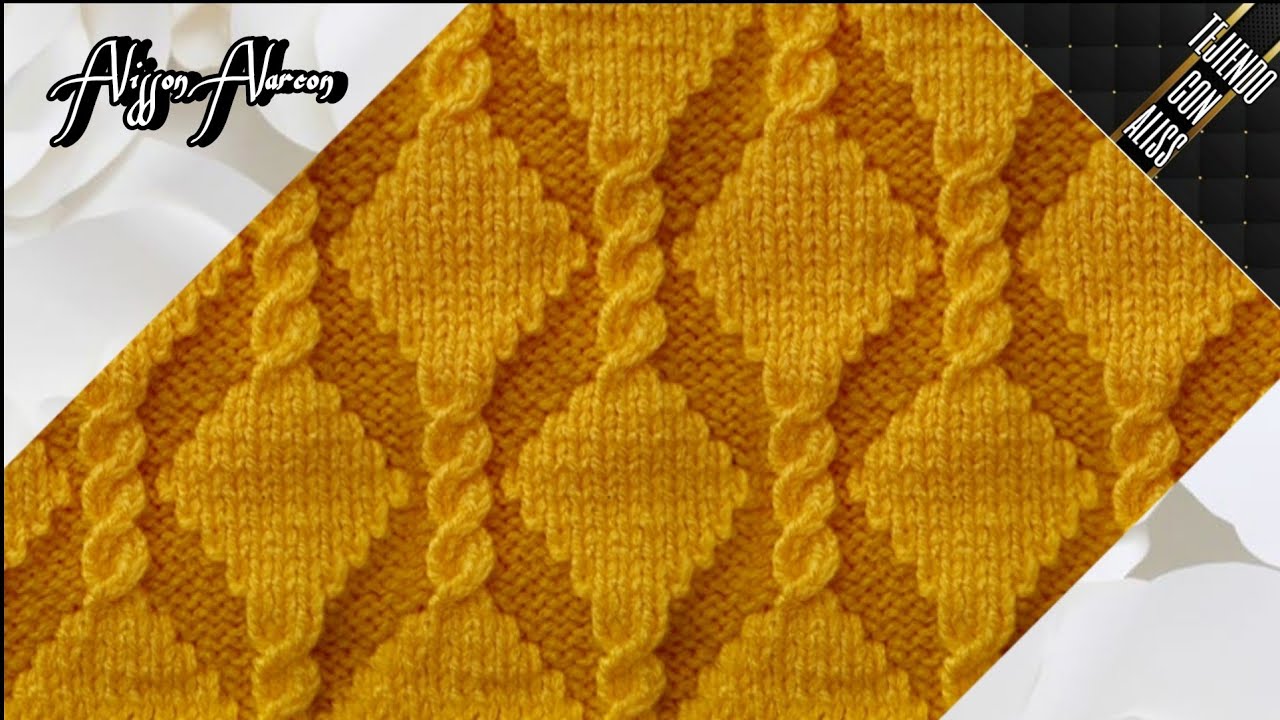 #658 - TEJIDO A DOS AGUJAS / knitting patterns / Alisson . A