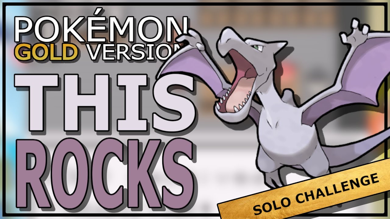 How fast can you beat Pokemon Gold with just an Aerodactyl