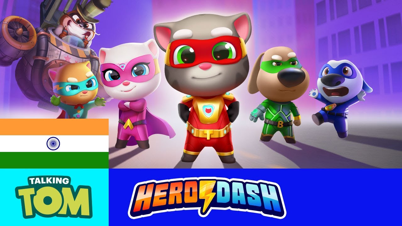 🦝⚡ Talking Tom Hero Dash में रैकून का हमला! (सभी ट्रेलर)