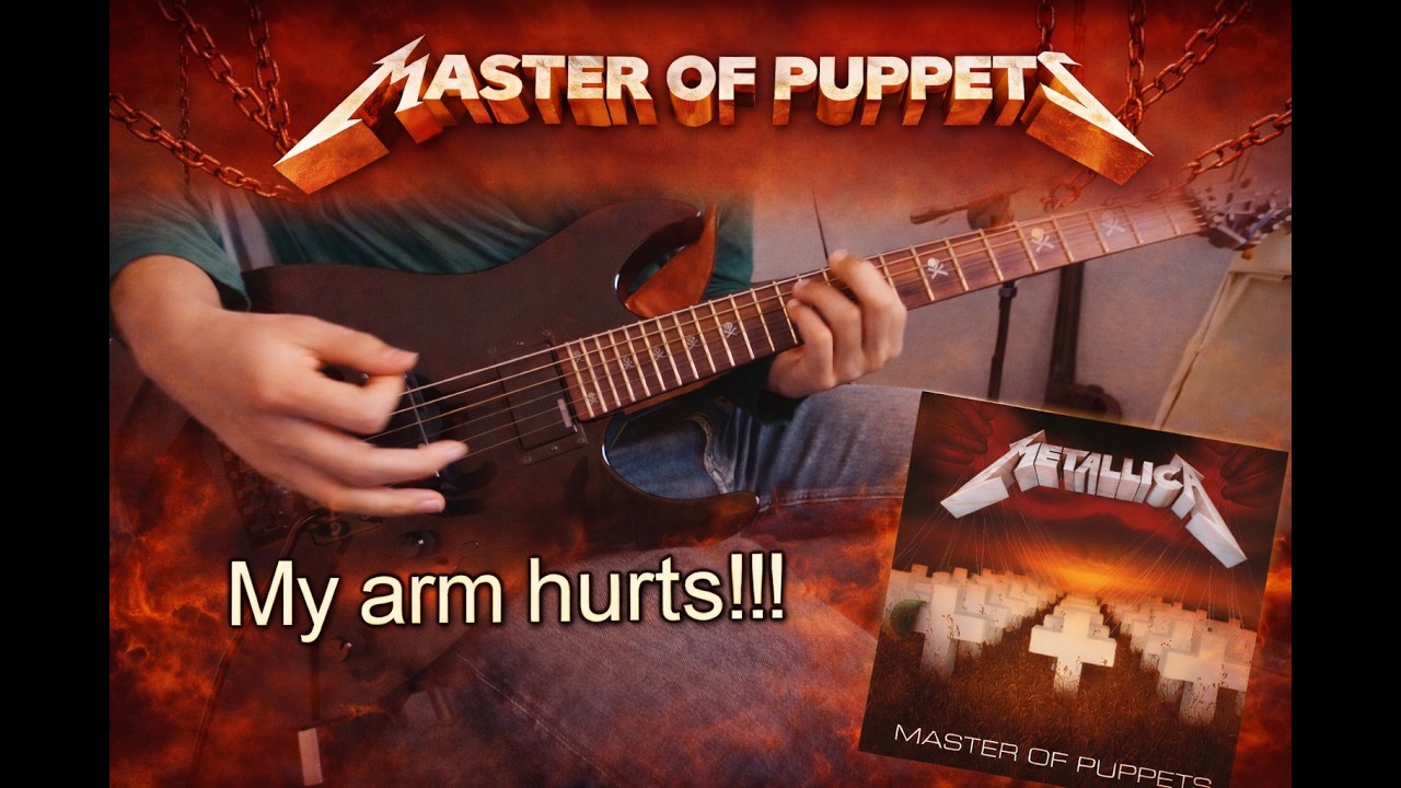 Metallica - Master of Puppets - Guitar cover (40th anniversary)