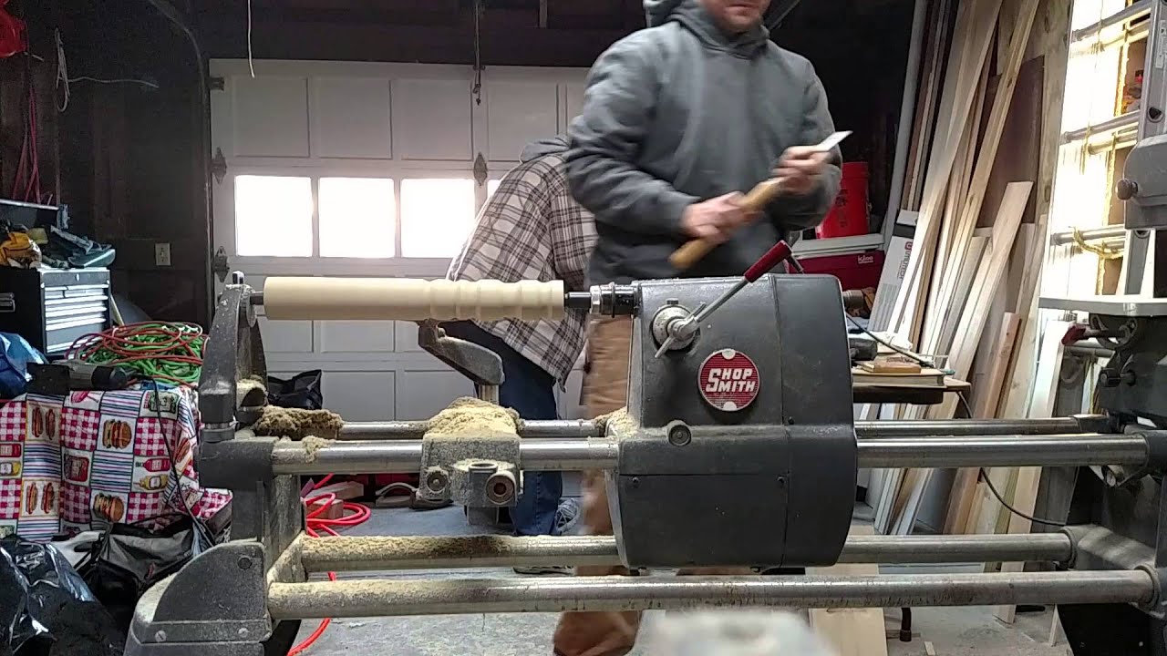 Getting acquainted with my new ShopSmith - Lathe