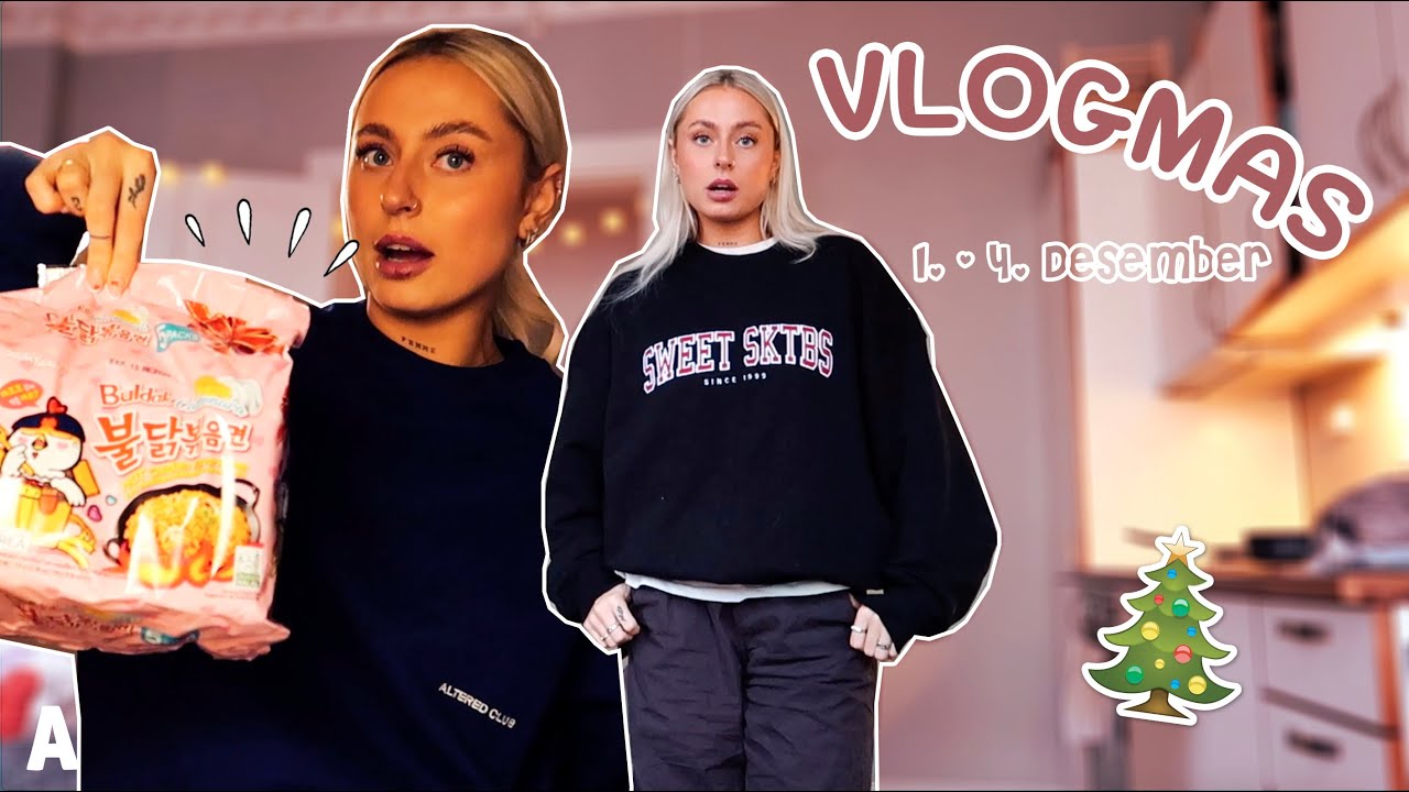 Tester Tiktok Nudler & Drar på dildobingo *vlogmas#1*