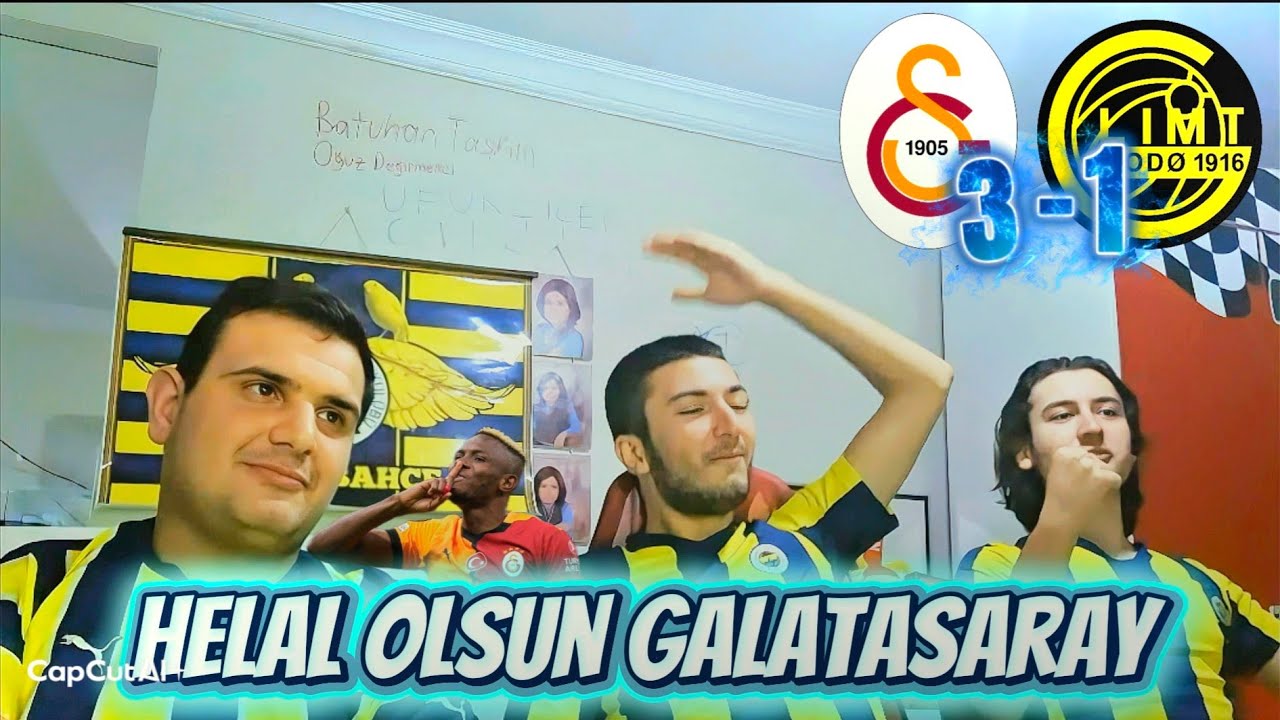 Galatasaray 3 - 1 Bodo Glimt l Fanatik Fenerbahçeliler İzliyor ! l OSİMHEN ŞOV HELAL OLSUN ! l