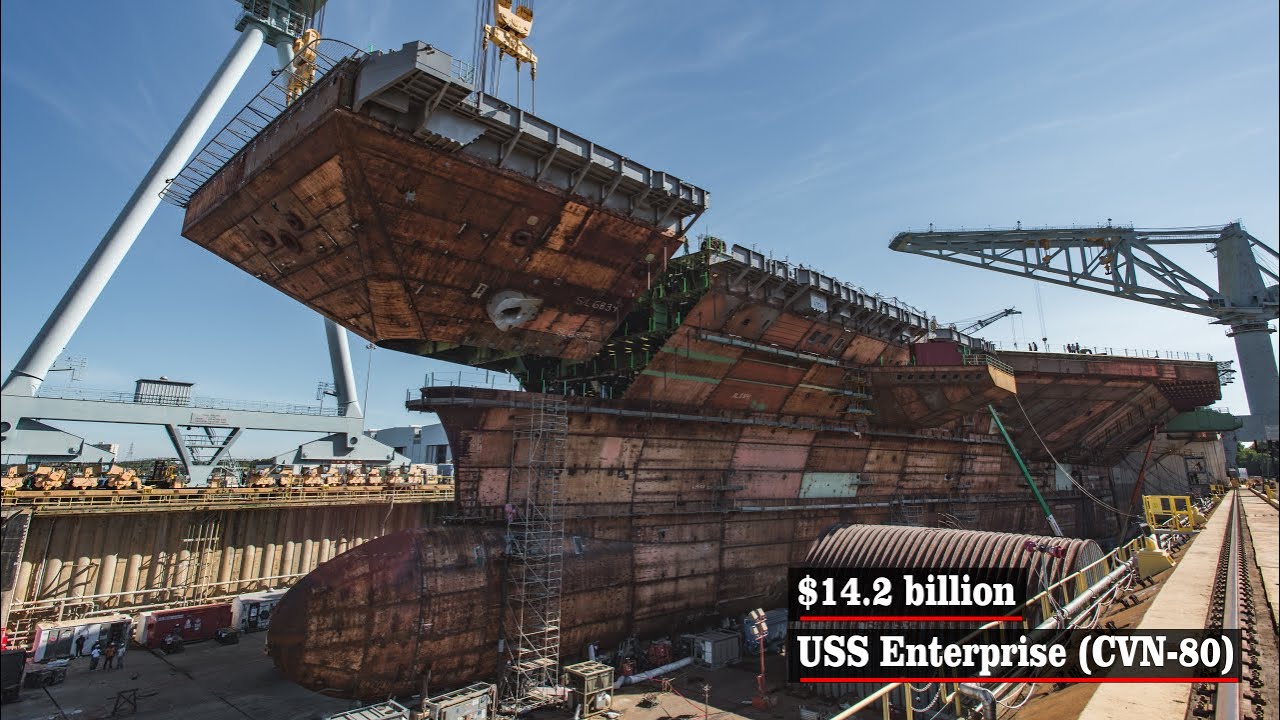 This is America’s next monster of the seas, currently under development — USS Enterprise (CVN-80)
