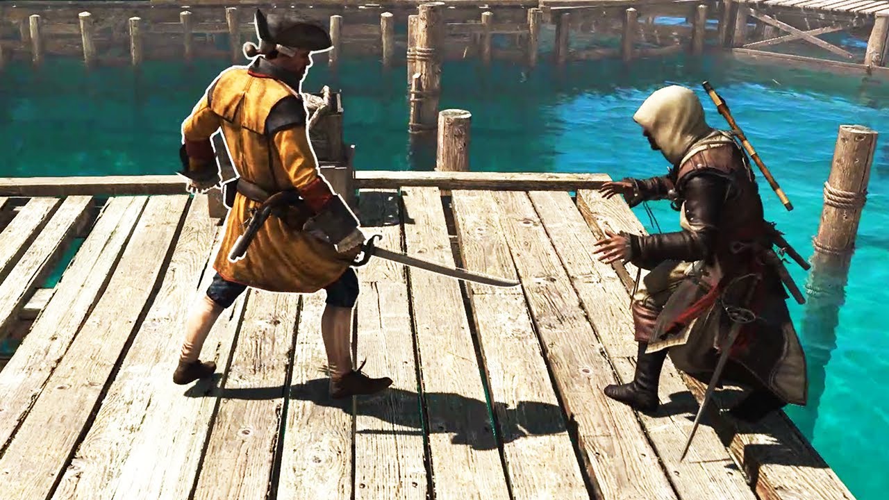 Assassin's Creed 4 Master Edward Kenway`s Outfit & Parkour , Unarmed Combat Ultra Settings