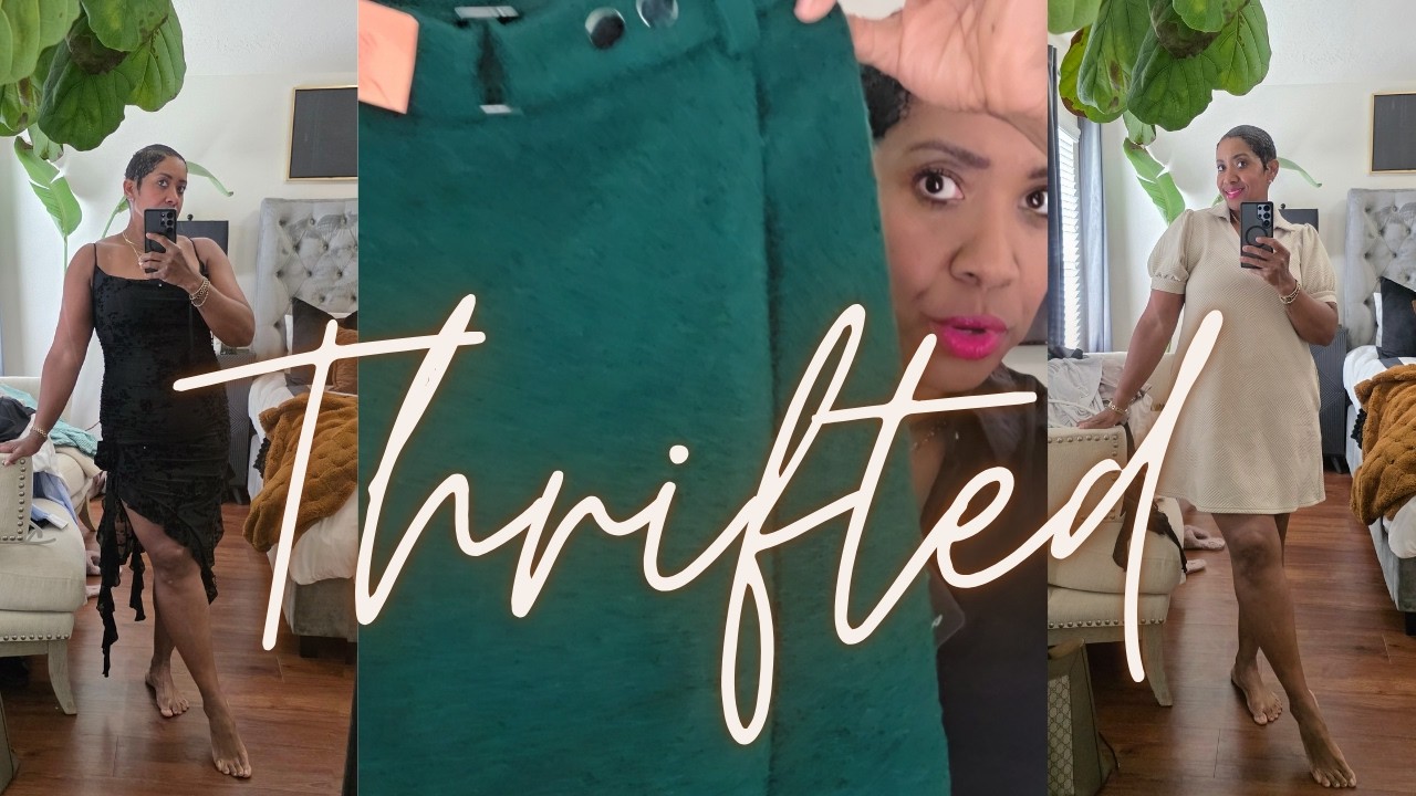 Thrift With Me | Rebuilding My Wardrobe in My 50s | Affordable & Unique Thrift Finds