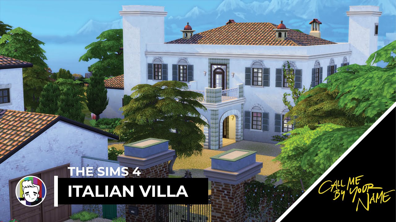 Call Me By Your Name | Italian Villa | The Sims 4: Speed Build