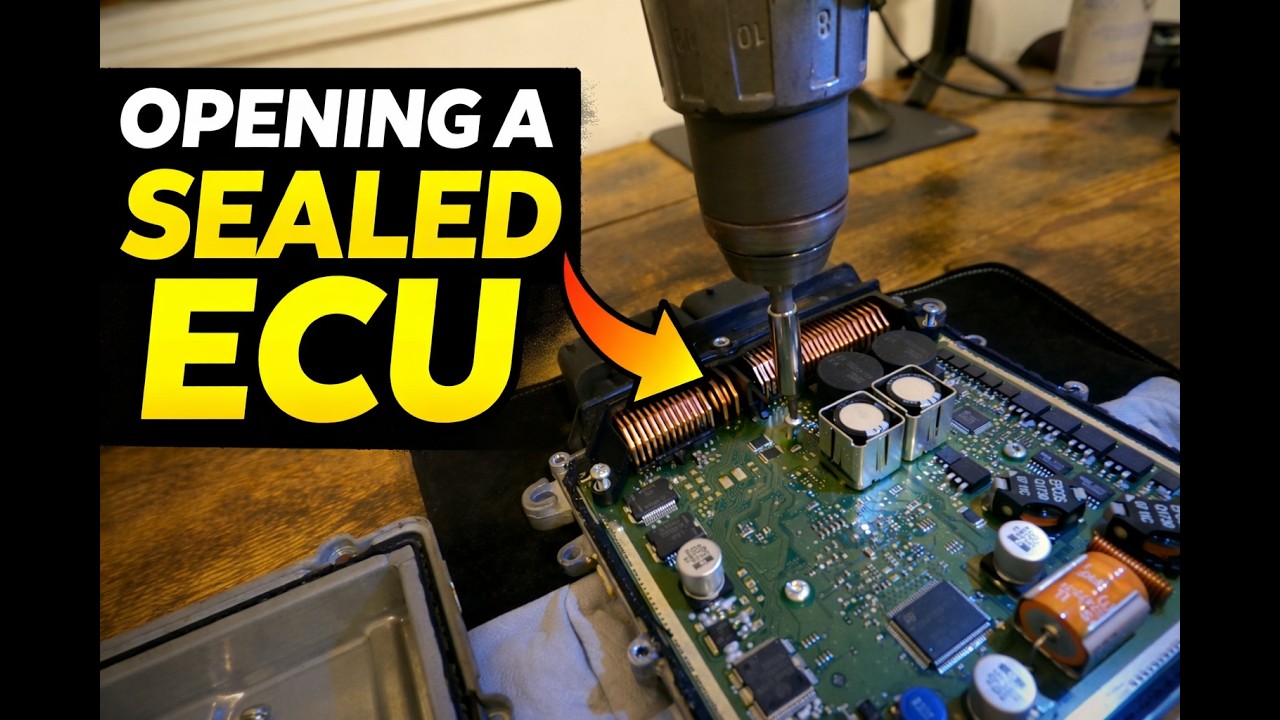 Jak bezpiecznie otworzyć zapieczętowany sterownik ECU (EDC15 / EDC16 / EDC17) &ndash; poradnik DIY