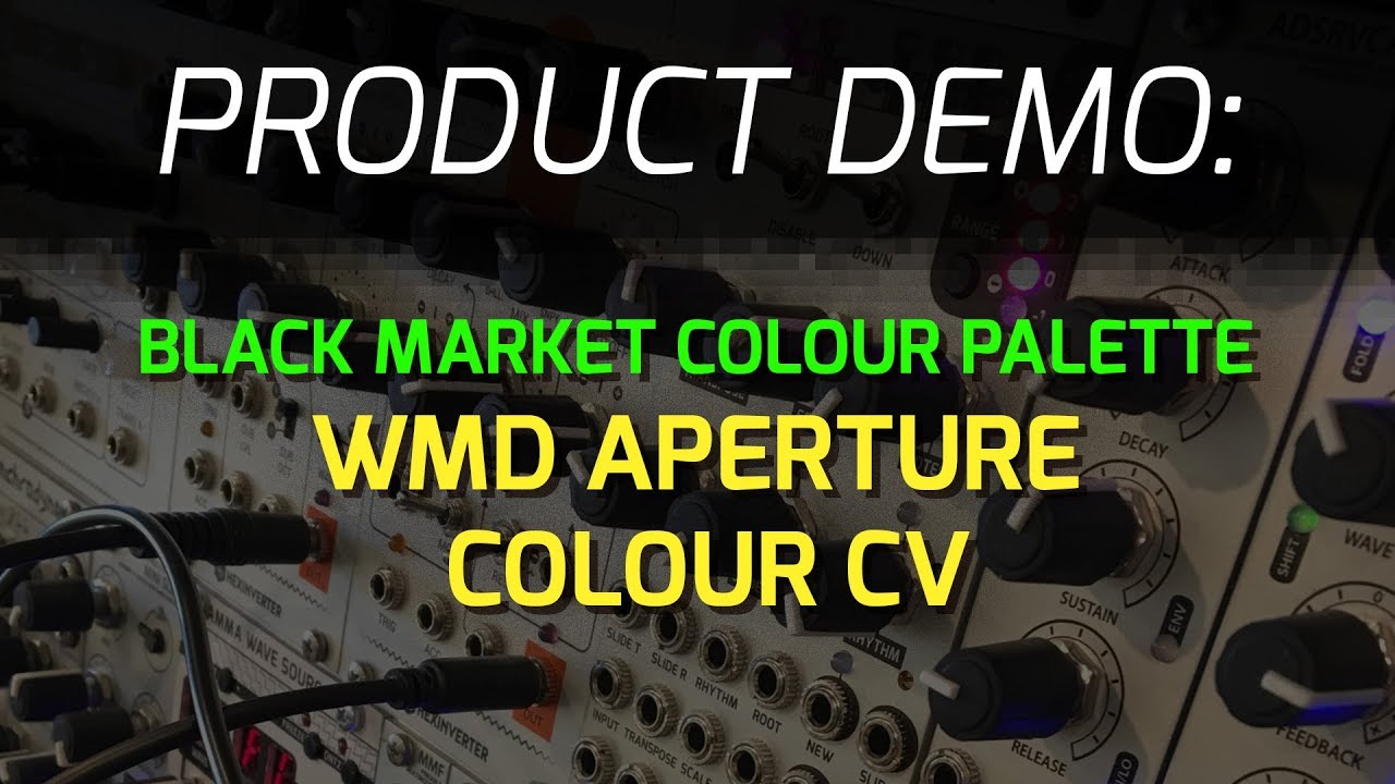 Black Market Modular Colour Pallette - WMD Aperture Colour