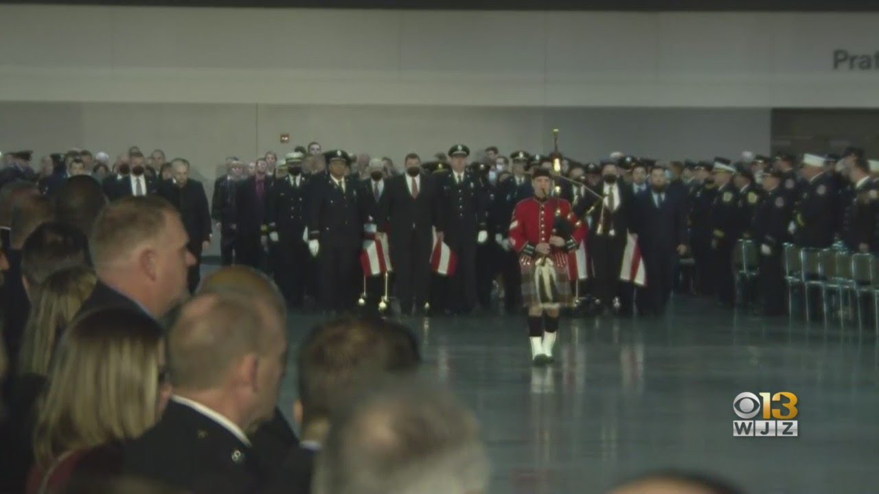 Memorial & Procession Held For Baltimore's Fallen Firefighters