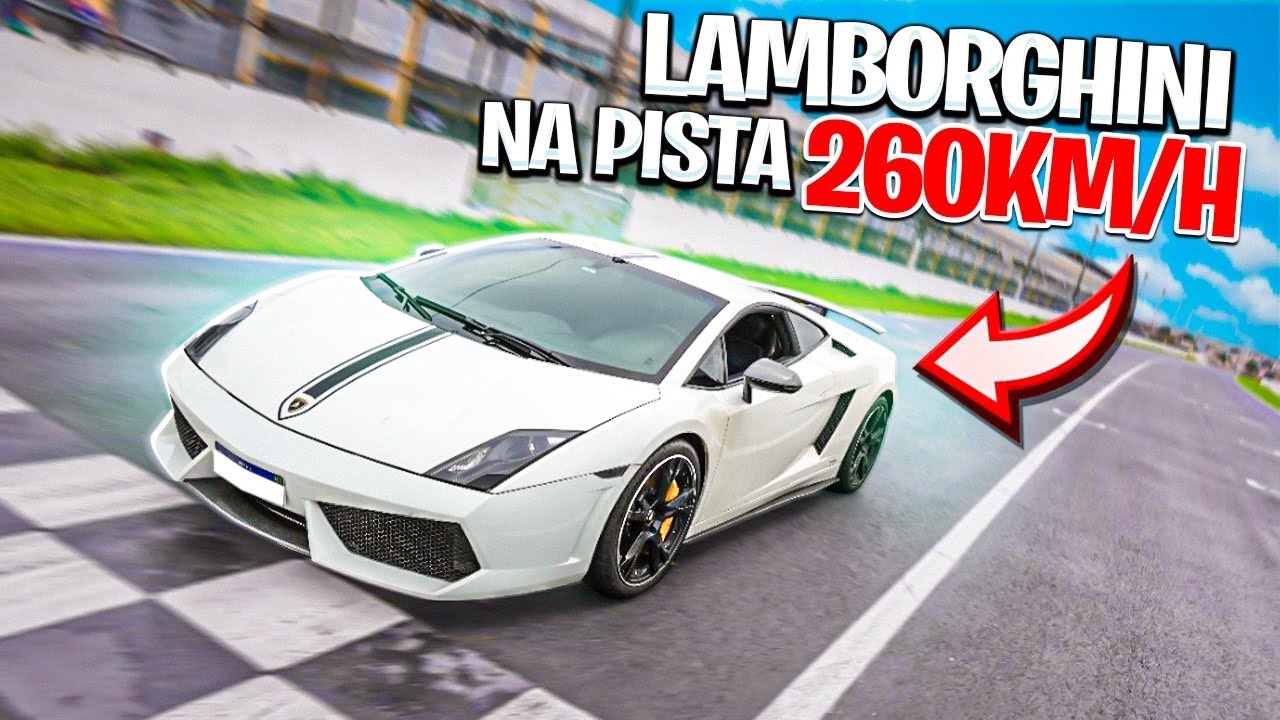 COLOQUEI A LAMBORGHINI NA PISTA E RODEI QUASE BATI …  😭😭 * não é clickbaet *