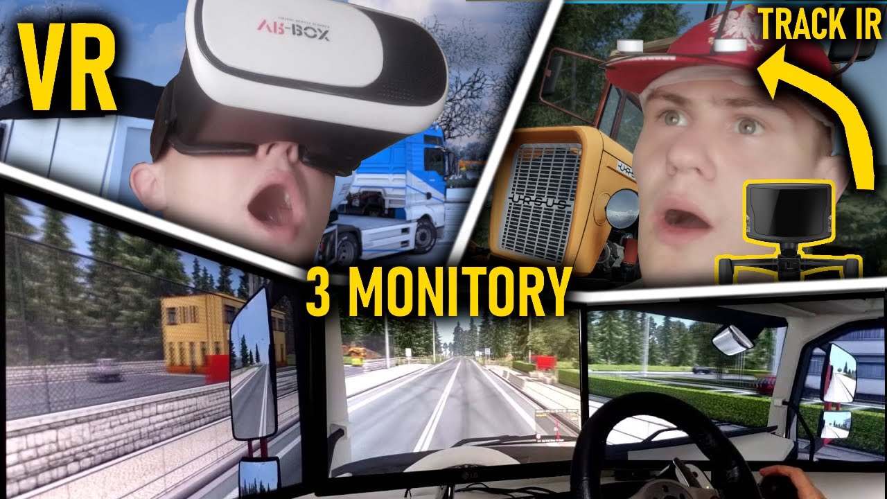 3 MONITORY czy VR czy TRACK IR | CO WYBRAĆ do Simulator&oacute;w ?