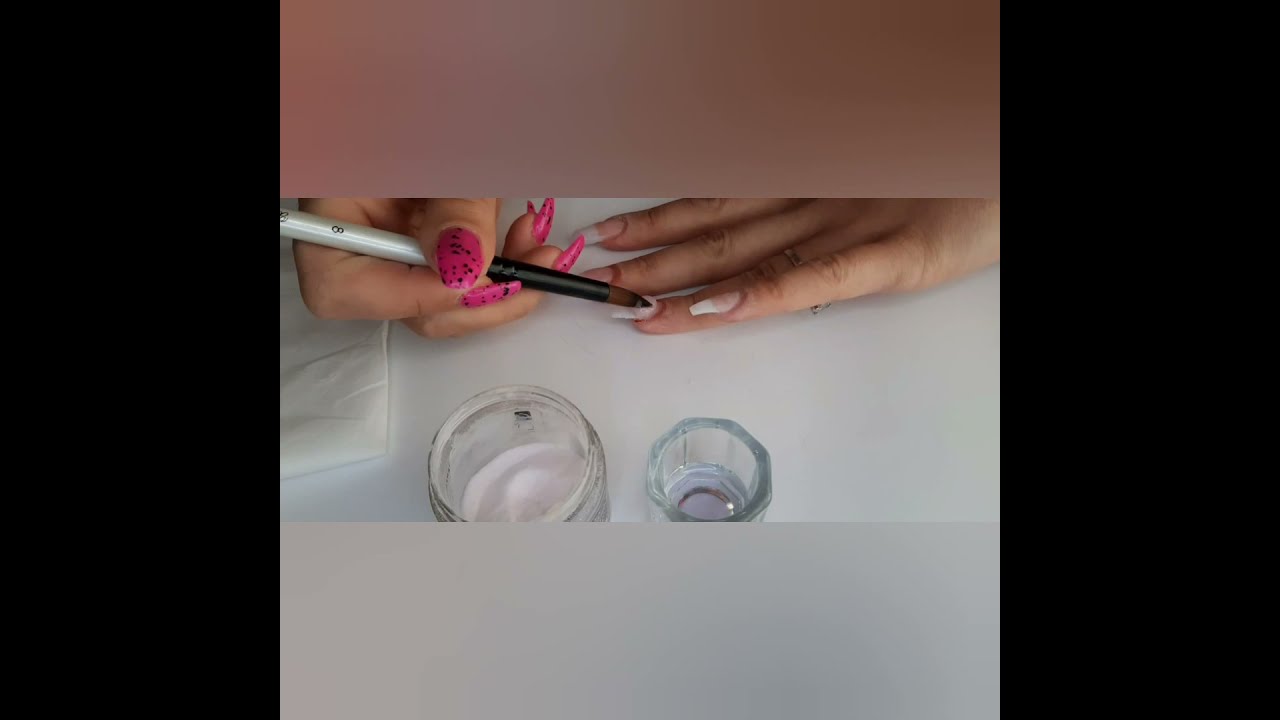 How to build acrylic nails 💅 Как да изградим нокти с акрил 🎀💅
