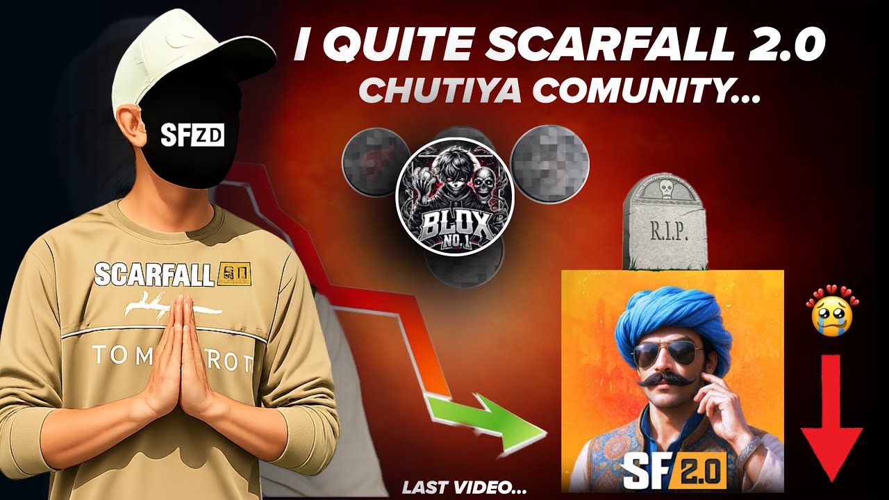WHY MY FRIEND @blox_No_1  QUITE SCARFALL 2.0 😭 REALITY OF SCARFALL 2.0