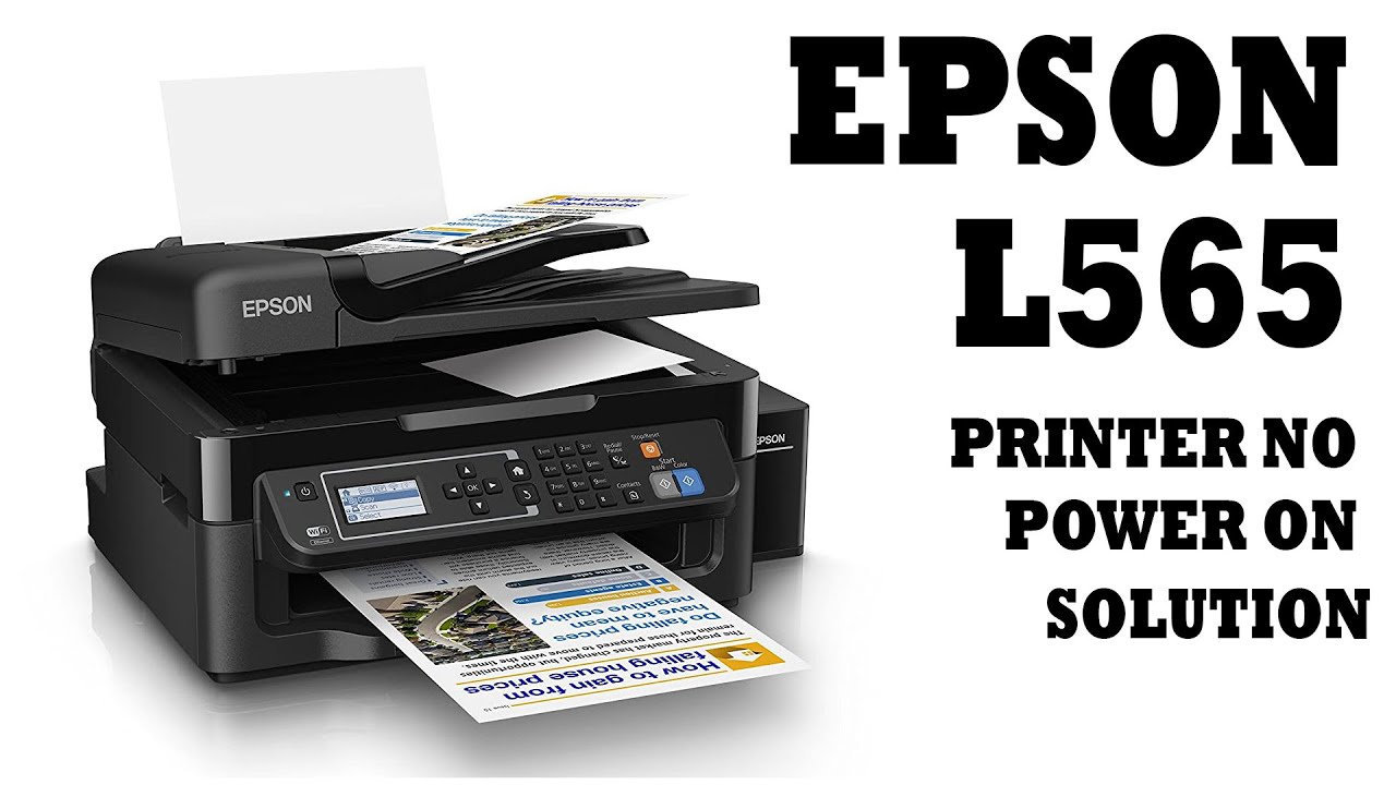 EPSON L565 PRINTER NO POWER ON SOLUTION VELS TV