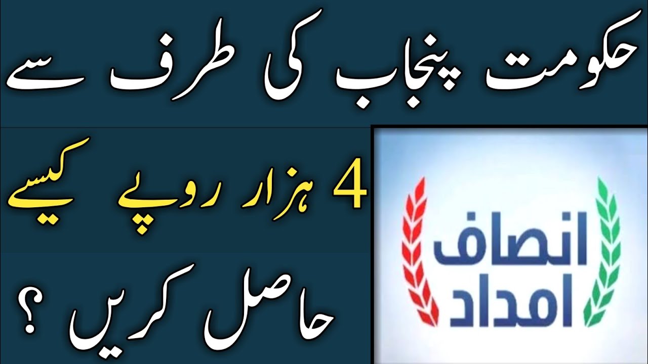 How To Register In Insaf Imdad Program || Get 4000 Rupees || Insaf Imdad App || CM Punjab Schemes