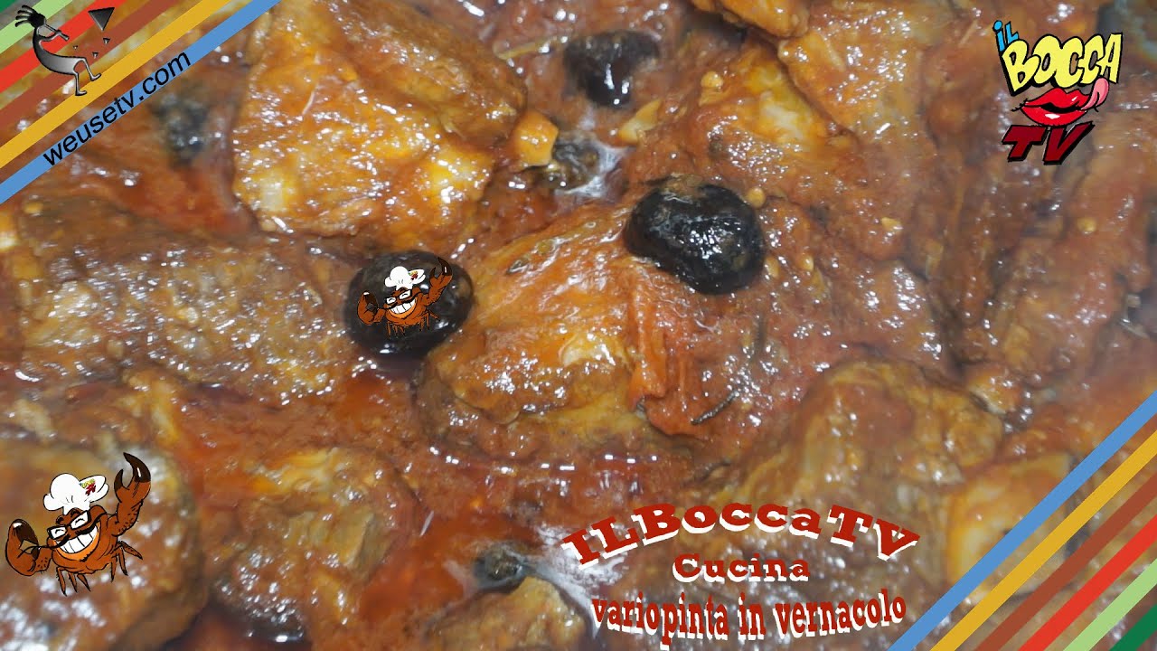194 - Rosticciana con olive...ci riempio un paio di stive (secondo di carne facile buono e saporito)