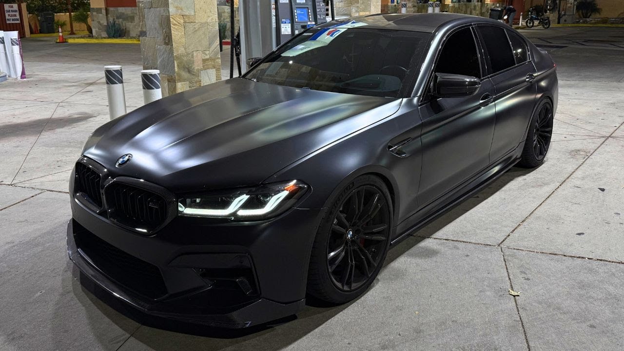 LOUDEST STRAIGHT PIPED BMW F90 M5 COMP IN LA! (BIG TURBO SOUND)