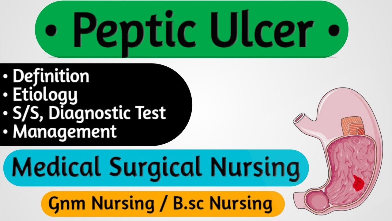 Peptic Ulcer || Peptic Ulcer In Hindi || Medical Surgical Nursing Lecture  || Nursing Notes