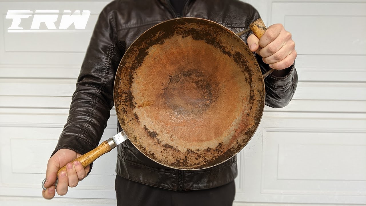 Rusty Wok Restoration - Better than Nonstick